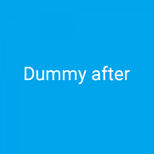 dummy after